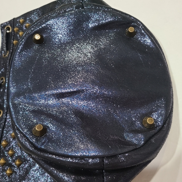 Disney Nightmare before Christmas Fashion blue Jack stud bucket Bag - Picture 4 of 7